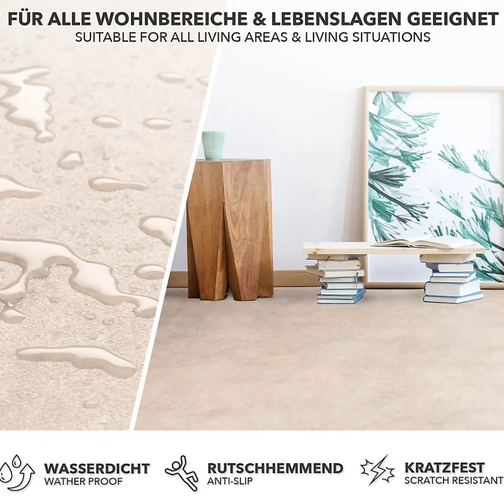 Floordirekt Revêtement sur mesure Atlantic Midas 139L 200 x 50 cm -- Dalle Et Lame Pvc