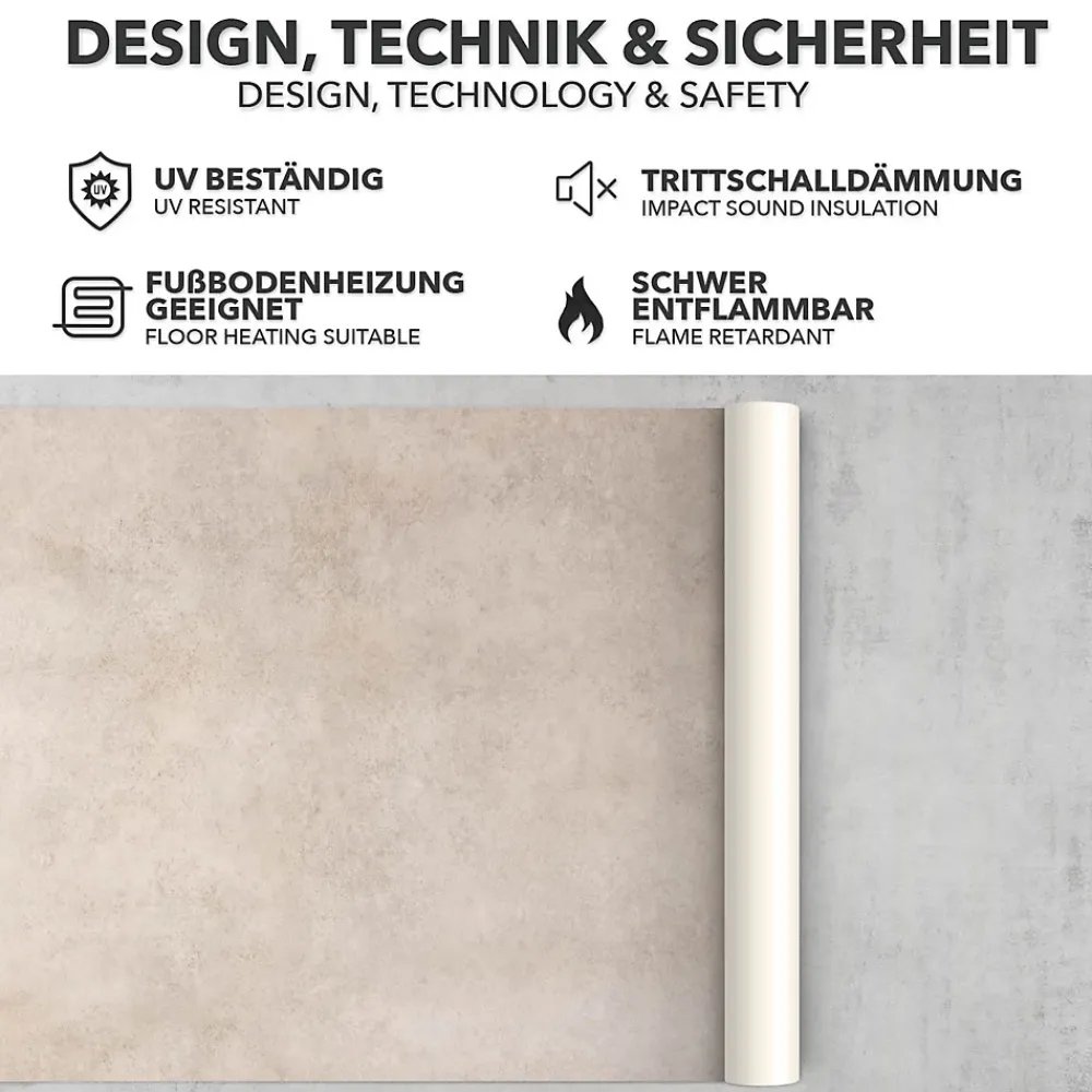 Floordirekt Revêtement sur mesure Atlantic Midas 139L 200 x 50 cm -- Dalle Et Lame Pvc