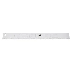 GoodHome Règle de tapissier 58.5 x 6.7cm- Outils Du Tapissier
