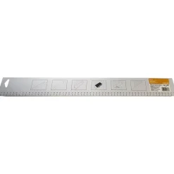 GoodHome Règle de tapissier 58.5 x 6.7cm- Outils Du Tapissier
