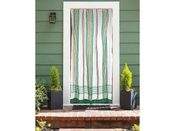 Morel Rideau de porte moustiquaire en toile multicolore Vert 140 x 225 cm -- Accessoire Pour Moustiquaire