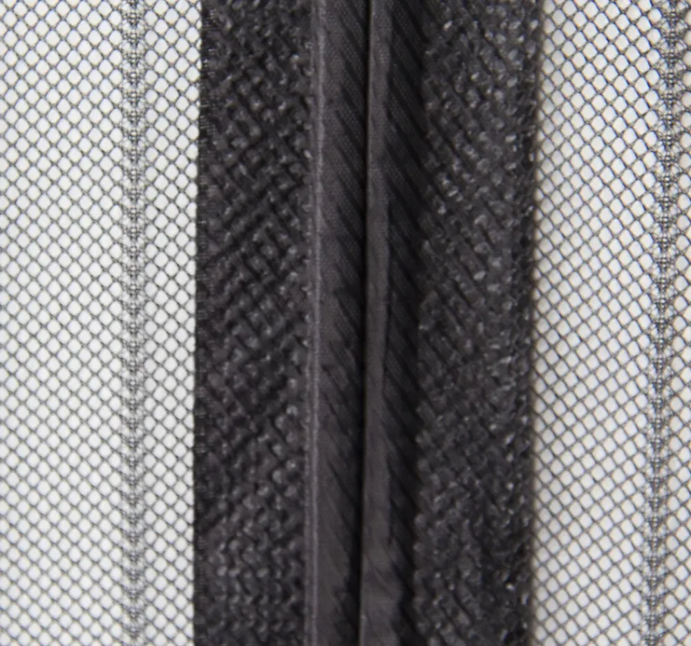Avosdim Moustiquaire Pour Fenêtre<Rideau Moustiquaire aimanté - L130 x H215cm - Noir