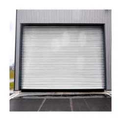 4M Porte De Garage Enroulable<Rideau Métallique Blanc RAL9010 Motorisé 220V Lames Pleines 7/10ème L4000 H4000 PREMIUM