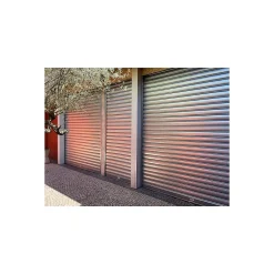 4M Porte De Garage Enroulable<Rideau Métallique Galvanisé Motorisé 220V Lames Pleines 7/10ème L2400 H2000 CLASSIC