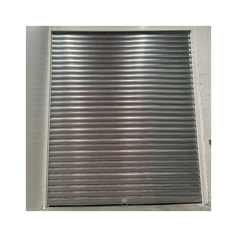 4M Rideau Métallique Galvanisé Motorisé 220V Lames Pleines 7/10ème L2000 H1500 CLASSIC- Porte De Garage Enroulable