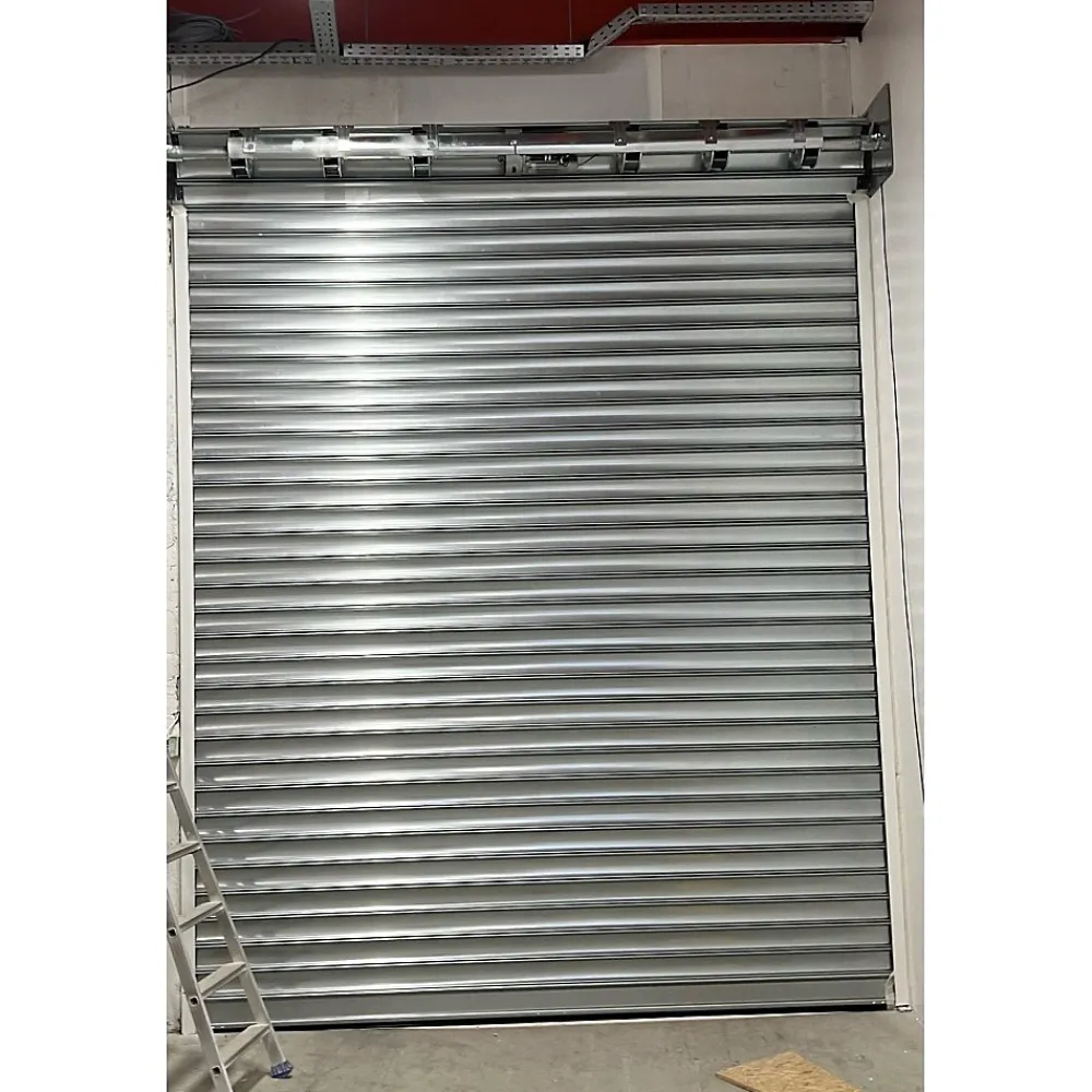 4M Porte De Garage Enroulable<Rideau Métallique Galvanisé Motorisé 220V Lames Pleines 7/10ème L2000 H3500 CLASSIC