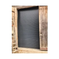4M Rideau Métallique Gris RAL7016 Manuel Lames Pleines 7/10ème L3000 H1500 CLASSIC- Porte De Garage Enroulable