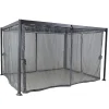 Hespéride Moustiquaire Pour Tonnelle Et Pergola<Rideaux moustiquaire pour tonnelle Belize lattes 3 x 3,8 m