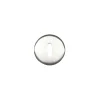 GoodHome Poignée De Porte<Rosace de fonction rond à visser à serrure Lagow alliage zinc Ø50mm or