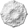 Rosace polystyrène Daphné ø22 cm blanc- Moulure Et Rosace De Plafond