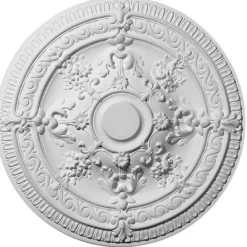 Rosace polystyrène Elena ø66 cm blanc- Moulure Et Rosace De Plafond