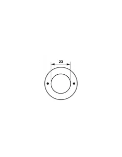 Thirard Poignée De Porte<Rosace pour cylindre diamètre 23mm, laiton -
