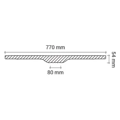 Profhome Moulure Et Rosace De Plafond<Rosace 156026 Élement décorative Élement pour plafond diametre 77 cm