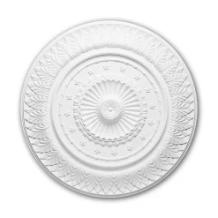 Profhome Rosace 156028 Élement décorative Élement pour plafond diametre 67 cm- Moulure Et Rosace De Plafond