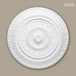 Profhome Rosace 156028 Élement décorative Élement pour plafond diametre 67 cm- Moulure Et Rosace De Plafond