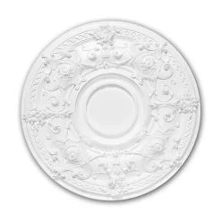 Profhome Moulure Et Rosace De Plafond<Rosace 156040 Élement décorative Élement pour plafond diametre 70,7 cm