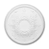 Profhome Rosace 156030 Élement décorative Élement pour plafond diametre 39,5 cm- Moulure Et Rosace De Plafond