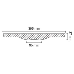Profhome Rosace 156030 Élement décorative Élement pour plafond diametre 39,5 cm- Moulure Et Rosace De Plafond