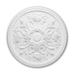 Profhome Rosace 156025 Élement décorative Élement pour plafond diametre 82 cm- Moulure Et Rosace De Plafond