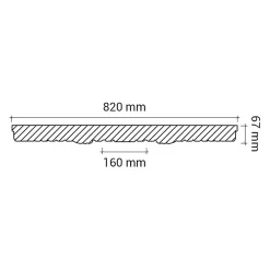 Profhome Rosace 156025 Élement décorative Élement pour plafond diametre 82 cm- Moulure Et Rosace De Plafond