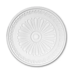 Profhome Rosace 156037 Élement décorative Élement pour plafond diametre 33 cm- Moulure Et Rosace De Plafond