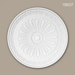 Profhome Rosace 156037 Élement décorative Élement pour plafond diametre 33 cm- Moulure Et Rosace De Plafond