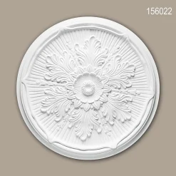 Profhome Rosace 156022 Élement décorative Élement pour plafond diametre 52,5 cm- Moulure Et Rosace De Plafond