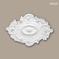 Profhome Rosace 156029 Élement décorative Élement pour plafond 76,7 x 53,2 cm- Moulure Et Rosace De Plafond