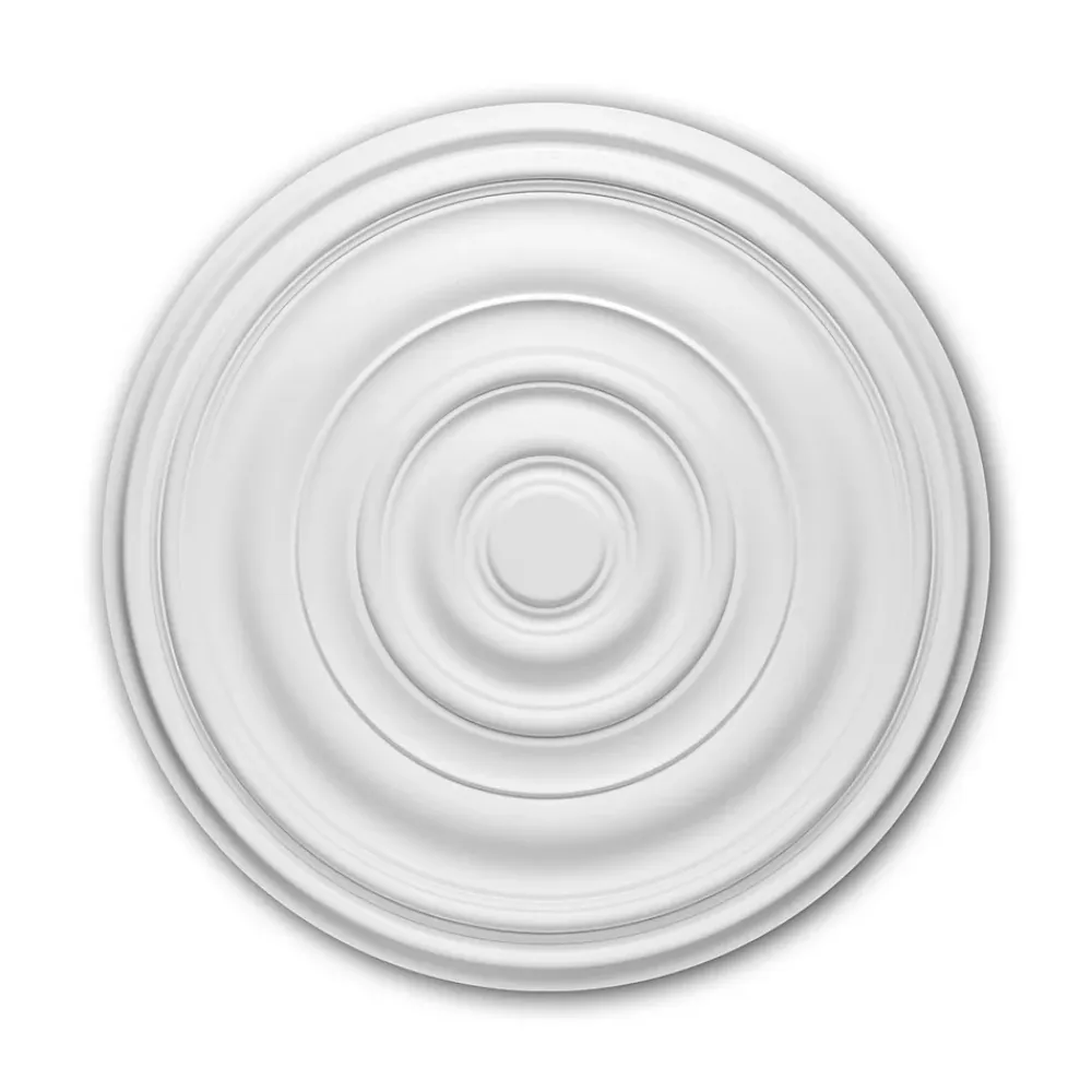 Profhome Rosace 156018 Élement décorative Élement pour plafond diametre 74,5 cm- Moulure Et Rosace De Plafond