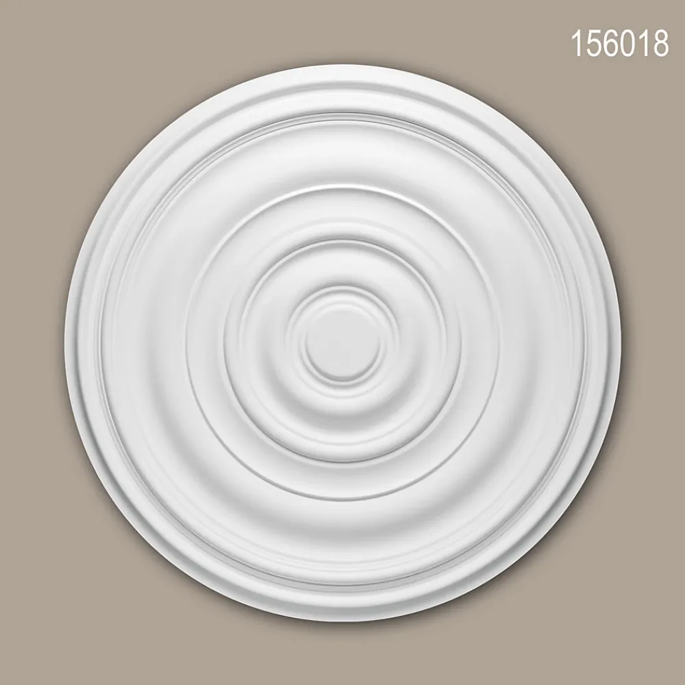 Profhome Rosace 156018 Élement décorative Élement pour plafond diametre 74,5 cm- Moulure Et Rosace De Plafond