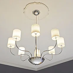 Profhome Moulure Et Rosace De Plafond<Rosace 156016 Élement décorative Élement pour plafond diametre 48 cm