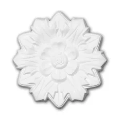 Profhome Moulure Et Rosace De Plafond<Rosace 156011 Élement pour plafond Élement décorative diametre 19,8 cm