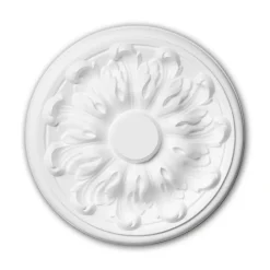 Profhome Moulure Et Rosace De Plafond<Rosace 156010 Élement pour plafond Élement décorative diametre 19,3 cm
