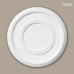 Profhome Rosace 156004 Élement pour plafond Élement décorative diametre 43,5 cm- Moulure Et Rosace De Plafond