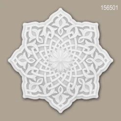 Profhome Rosace 156501 Médaillon Élément décoratif diametre 31,9 cm- Moulure Et Rosace De Plafond