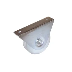 Afbat - Tb Industrie Sas Roue gorge pour portail coulissant ø20mm L.116 x l.38 x H.85mm- Accesoire Pour Volet