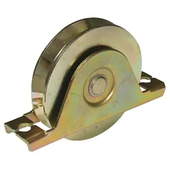 Afbat Roue gorge v support à encastrer ø90 mm- Accesoire Pour Volet