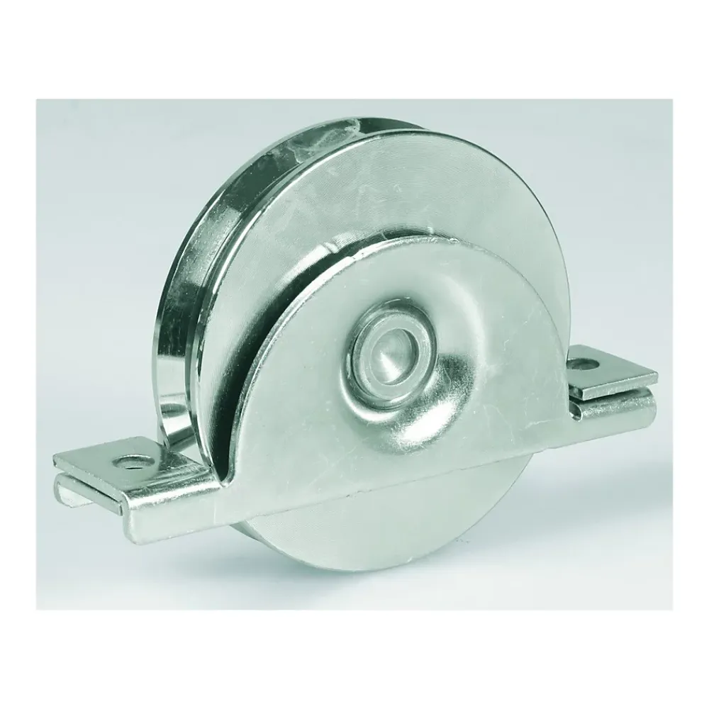 Ibfm Roue pour portail coulissant monture à support intérieur 1 roulement gorge V - 30 300- Accesoire Pour Volet