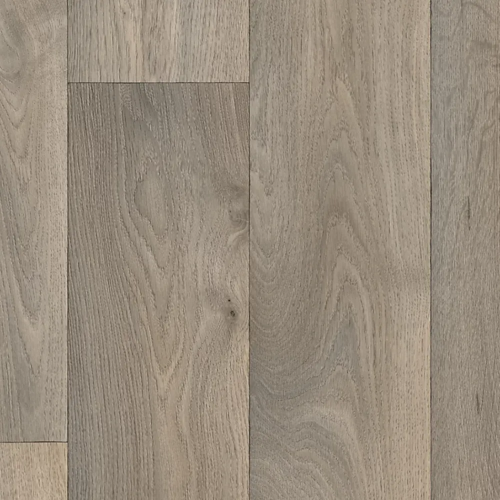 Rouleau PVC Ecofloor chêne gris L.4 m (vendu au m²)- Lino Sol Vinyle Pvc