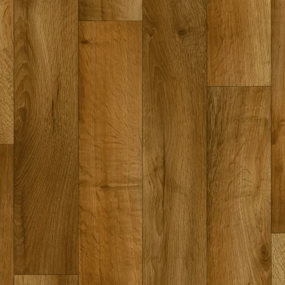 Lino Sol Vinyle Pvc<Rouleau PVC Ecofloor chêne moyen L.2 m (vendu au m²)