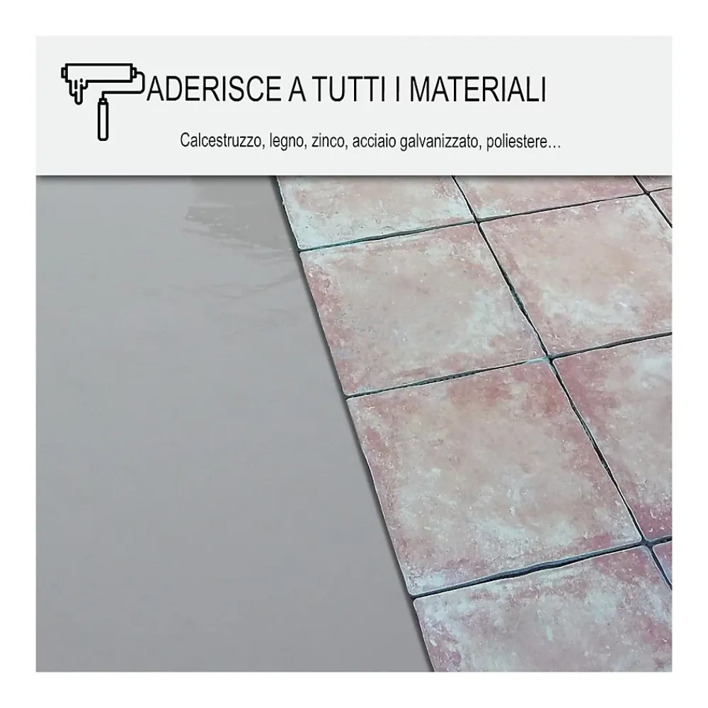 Arcane Industries Résine d'étancheite sous carrelage extérieur pour support avec pente - ARCAFILM SC Gris - 2.5 L -- Ragréage Et Primaire Pour Carrelage