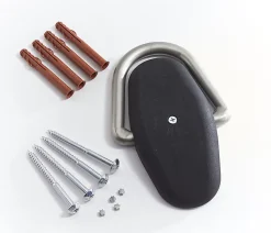Mottez Accesoire Pour Volet<Sabot d'ancrage A080Q Ø de l'anse 16 mm L. 210 x l.130 x H.25 mm