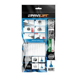 Pavilift Sachet 100 croisillons à vis autonivelants 3mm en T- Outils Du Carreleur