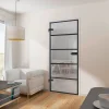 Schulte Porte intérieure en verre - 83 x 197 cm - transparent -4 rayures - réversible- Bloc Porte