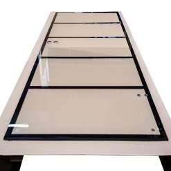 Schulte Porte intérieure en verre - 83 x 197 cm - transparent -4 rayures - réversible- Bloc Porte