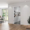 Schulte Porte intérieure en verre - 83 x 197 cm - transparent - réversible- Bloc Porte