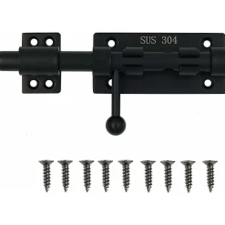 Deko Accesoire Pour Volet<Serrure de porte coulissante à cylindre avec trou pour cadenas, en acier inoxydable 304 épais, 15 cm, 160 mm
