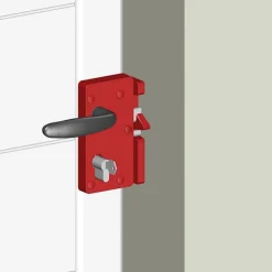 Afbat Accesoire Pour Volet<Serrure de portillon SRP01 noir