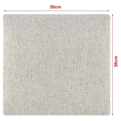 [Neu.Haus] Panneau Mural Décoratif<Set de 4 coussins muraux Carpino en tissu 30 x 30 cm gris neu.haus