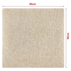 [Neu.Haus] Set de 4 coussins muraux Carpino en tissu 30 x 30 cm beige neu.haus- Panneau Mural Décoratif